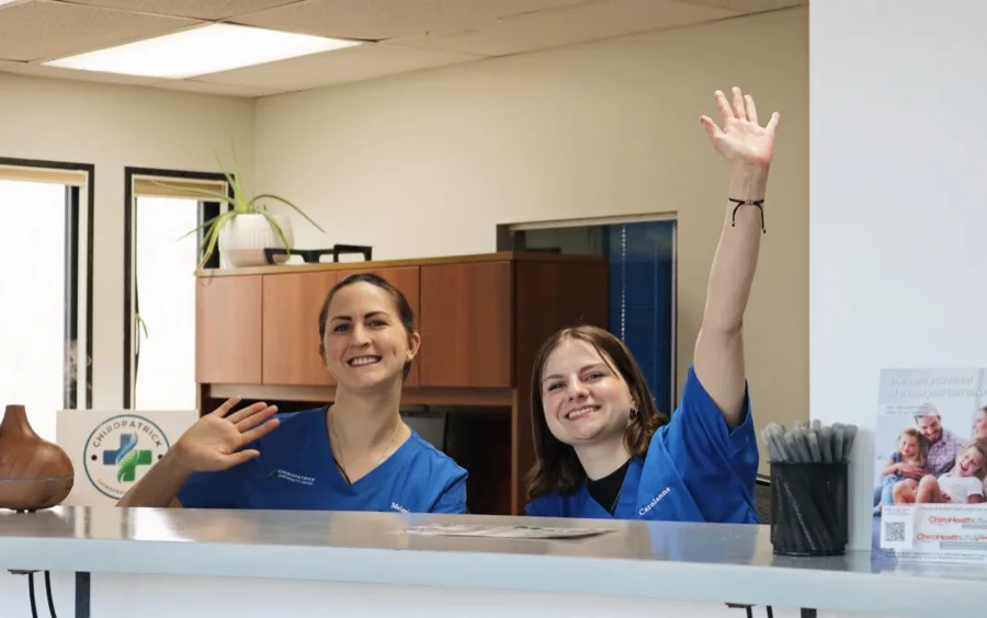 The friendly front desk team at Chiropatrick Chiropractic Center